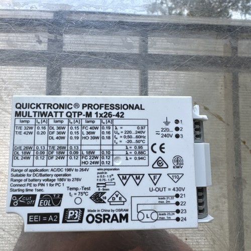 Osram electronic ballast - osram,