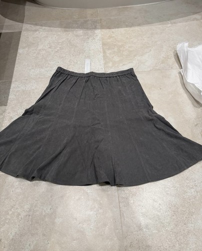 New damart grey suedette - suedette, a