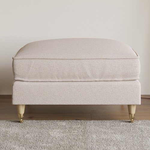 Ottoman footstool pouffe - footstool,