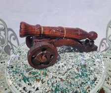 VINTAGE LARGE CARVED WOODEN