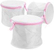 Bra Wash Bags Laundry X 3 Zip Net Mesh Sock Washing Machine Lingerie Underwear