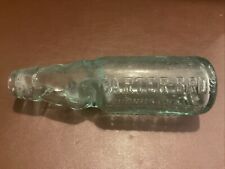 Antique codd soda bottle clear