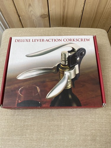 Deluxe lever action corkscrew - deluxe,
