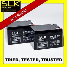 2 x SLK 12V 15Ah for DRIVE