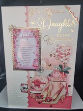 DAUGHTER BIRTHDAY CARD WITH