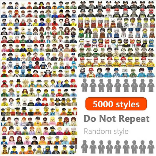 40x minifigures bundle - bundle, job