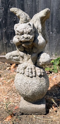 Gargoyle gothic statue - gargoyle, garden