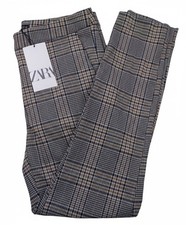 Zara Check Trousers Women's W