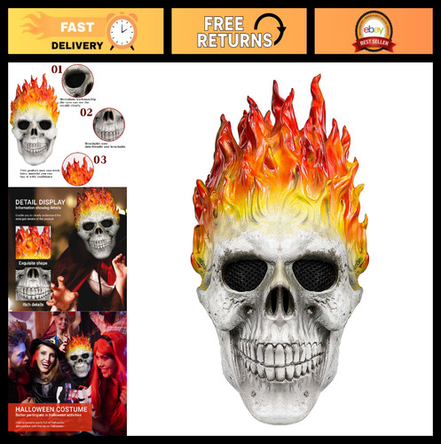 Scary ghost skull mask - ghost,