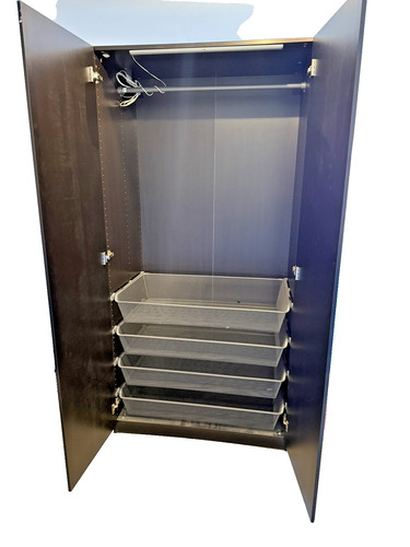 Ikea wardrobe two doors - wardrobe,