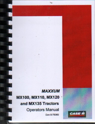 Case maxxum mx100 mx110 - maxxum, mx100,