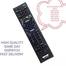 REMOTE CONTROL FOR SONY TV RM-ED052 RM-ED050 RM-ED047 RM-ED053 RM-ED060 RM-ED046