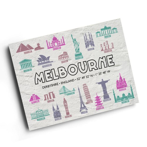 Print melbourne - a4,