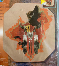 Janlynn Cross Stitch Kit ‘Life Giver’  Native American Indian  14”x 10”