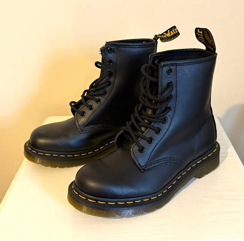 Martens black leather - dr.,