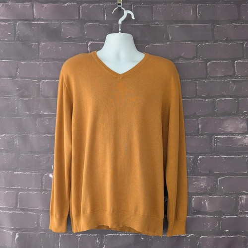 George cotton jumper neck - v,