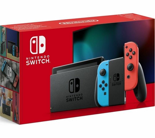 Nintendo switch neon - nintendo, red