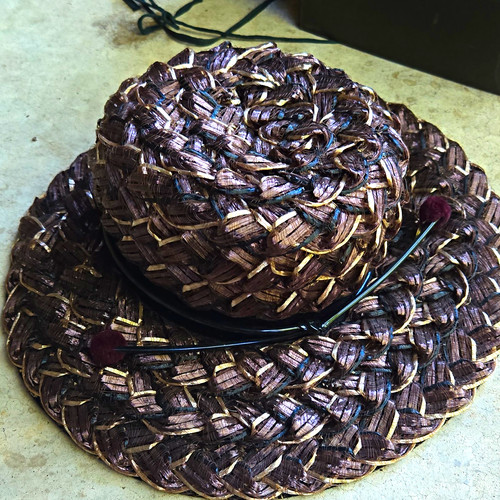 Vintage dunn women straw - dunn,