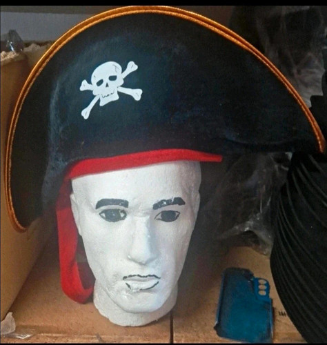 Pirates costume tricorn - hat,