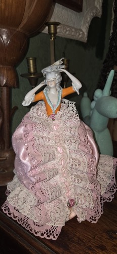 Large vintage porcelain half - vintage,