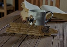 Man Riding On Raft With 2