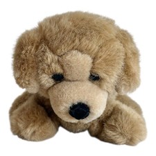 Vintage Mothercare Dog Soft Toy 80s 90s 0844 Brown Puppy Slight Nose Damage 6"