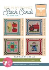 Lori Holt Cross Stitch Pattern Stitch Cards Set B
