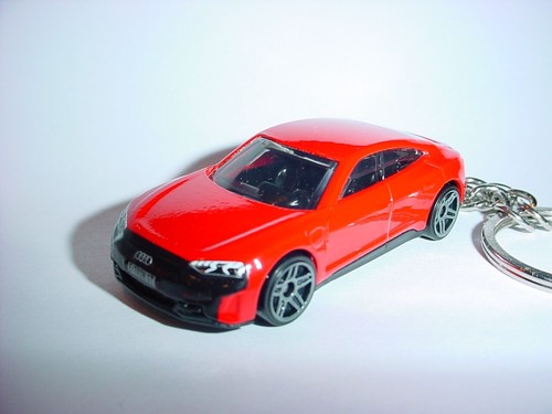 Hot red audi e tron - red,