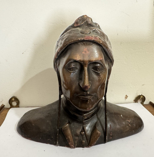 Old bronze patinated plaster - bronze,