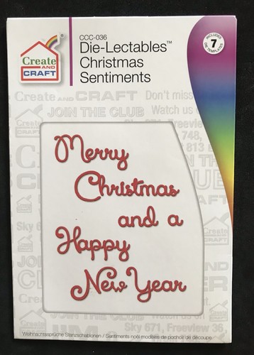 Merry christmas sentiment new - merry,