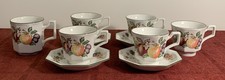 Johnson Brothers Fresh Fruit Cups x 5, Saucers x 4, Mug x 1