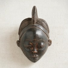 Antique African Terracotta Totem Head Congolese Mask