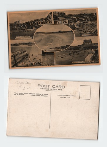 Vintage postcard cornish - postcard,