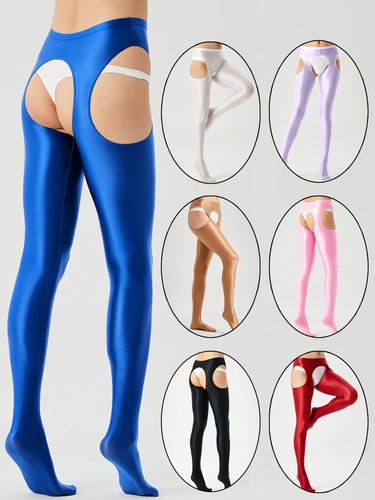 Women high elastic shiny wet - women's,