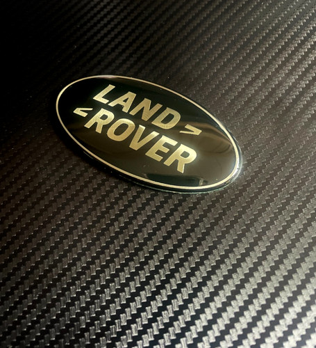 Landrover badge black - badge,