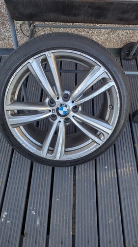 Bmw rear alloy wheel rim - bmw,
