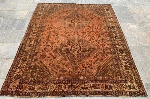 7x5 antique afghan hand - ft,
