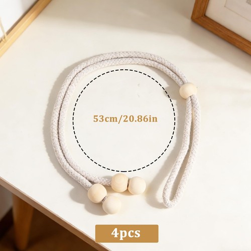 Pack wooden bead - 4,