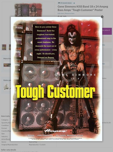 Gene simmons kiss custom - simmons,