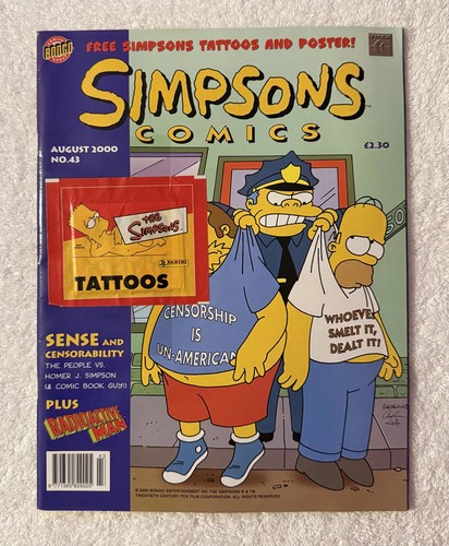 The simpsons comic - simpsons, (bongo