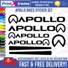 Apollo bikes vinyl decals - bikes,