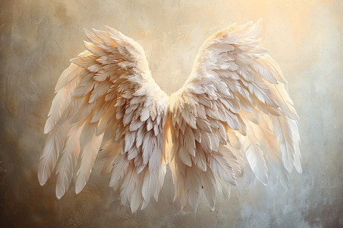 Stunning angel wings - angel, canvas