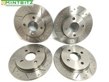 BRAKE DISCS FRONT and REAR COMPATIBLE WITH NISSAN SUNNY PULSAR GTiR TURBO