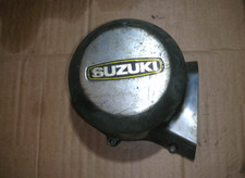 Suzuki GT 185  Left Engine Generator Stator Points Cover GT185 1976 1977 1978