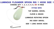 FLOUNDER SPOON RIG SIZE 1 HOOK