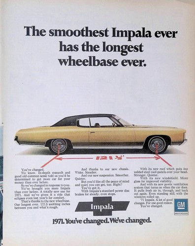 Vintage print 1971 yellow - vintage, ad
