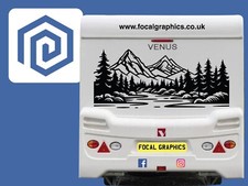 XL Mountain River Scenic Vinyl