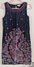 Monsoon Navy Beaded Dress (10)