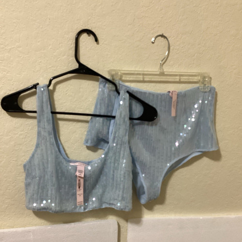 Victoria secret blue sequin - secret,