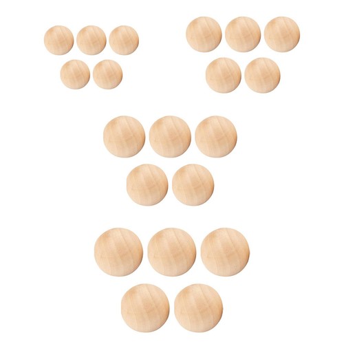 Pieces wooden balls - 5,